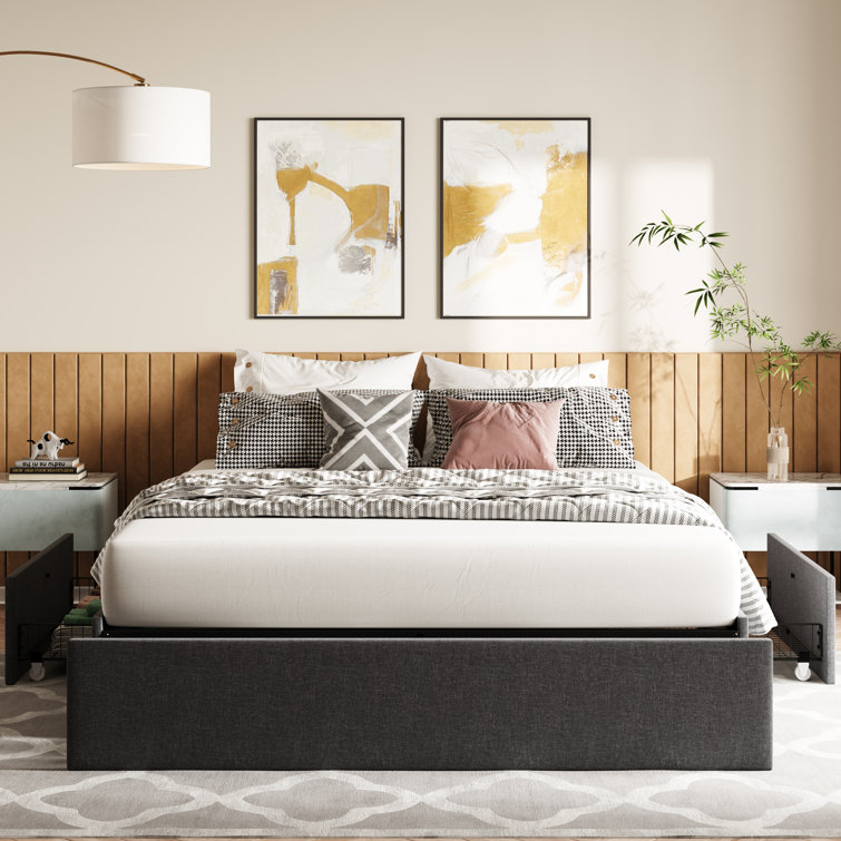 Platform bed outlet no slats